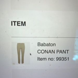 Babaton
CONAN PANT
Item no: 99351